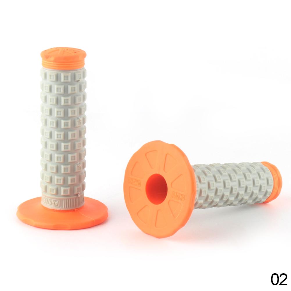2 szt. Uniwersalne 7/8" 22mm Chwyty Kierownicy Motocyklowej Antypoślizgowe Gumowe Chwyty Manetki Gazu Do Motocykla Motocross Off Road E-Bike Hulajnogi