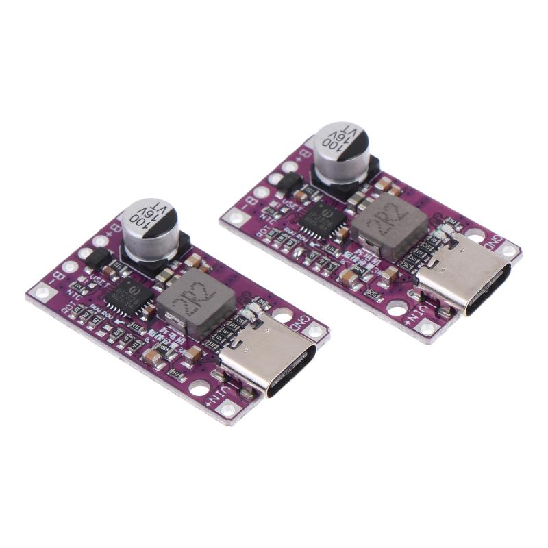 2S 3S Lithium Battery Charging Boost Module With Boost Fast Charging 15W Type C Input Charger Module For Diy Electronic Projects