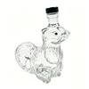 Squirrel Whiskey Decanter, Glass Animal Liquor Bottle with Stopper, Creative Wine Dispenser for Home Bar, Unique Gift for Whiskey Lovers