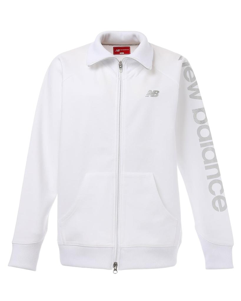 Golf Stand Zip Sweatshirt 3 [New Balance] Women's (Stretchy/Shape Retaining) / 012-5162501 030_White [LL]