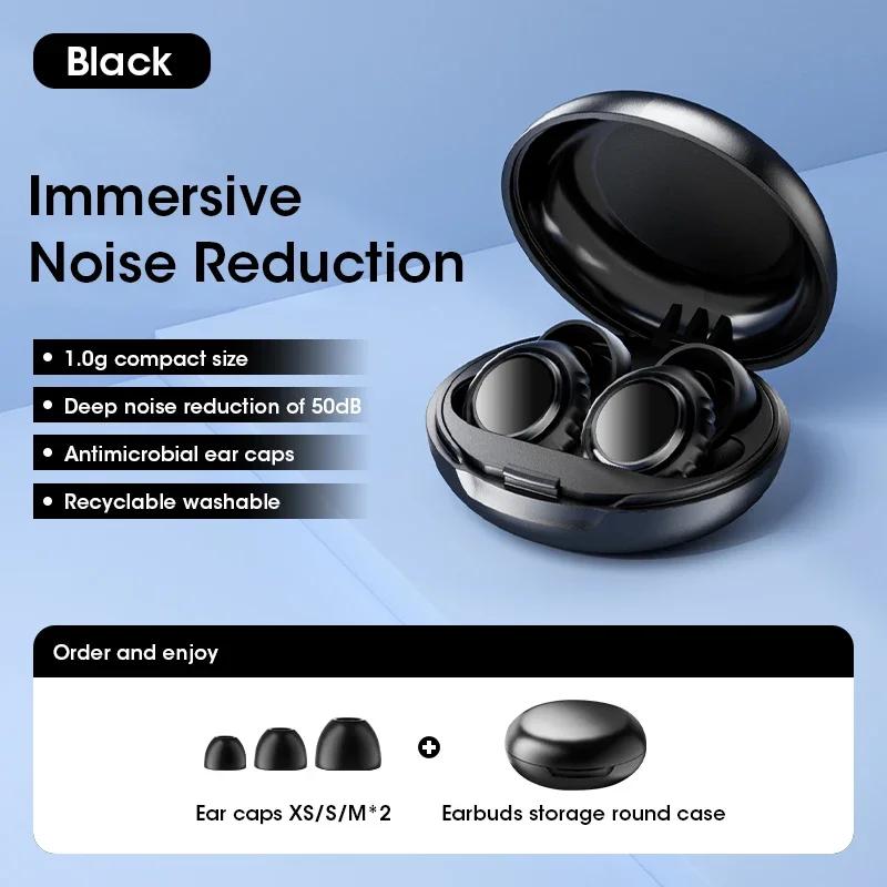 Ear Plugs Noise Cancelling Reusable Soft Silicone for Sleeping Study Travel Comfortable Ear Protection Block Sound
