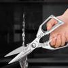 Stainless Steel Kitchen Shears for Meat Fish and Poultry Commercial Kitchen Equipment Lightweight Yet Durable Construction