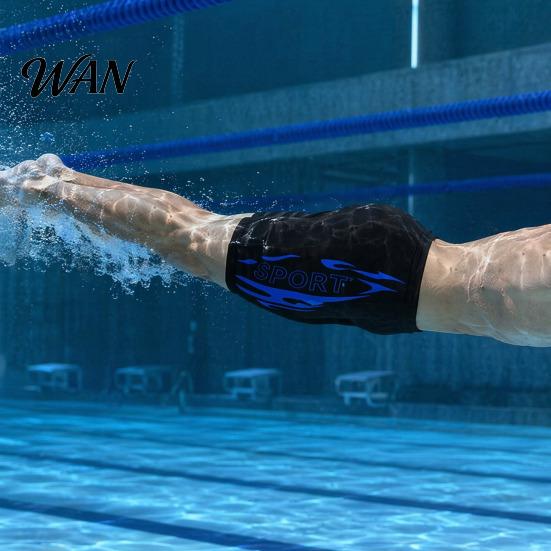 Quick-Drying Swimming Shorts Professional Men Swim Jammers, Athletic Competitive Racing Training Trunks Shorts, Swimsuit Swimwear