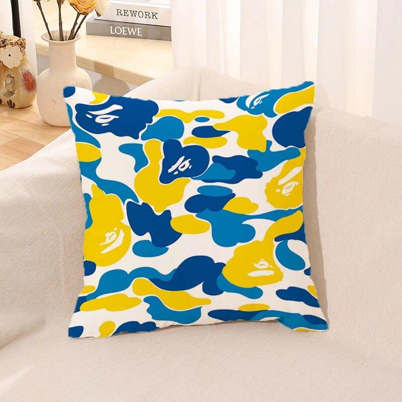 Camouflage Cushion Pillow Home Anime Pillowcase Sofa