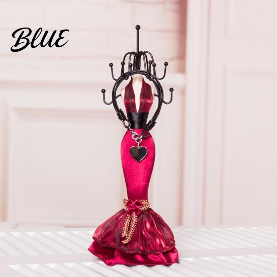Soporte para Joyas Mini Maniquí Dama Maniquí Organizador con 8 Ganchos