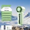 Smart Digital Display Handheld Rechargeable Mini Fan – Stepless Speed & Portable for Outdoor Use