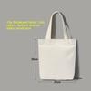 Minimalist Canvas Shoulder Bag For Daily Use With Large Capacity