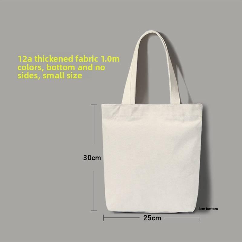 Minimalist Canvas Shoulder Bag For Daily Use With Large Capacity