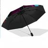 Custom Text Automatic 8 Bone Umbrella, Portable Sun Rain Protection UmbrellaHotel Transylvania