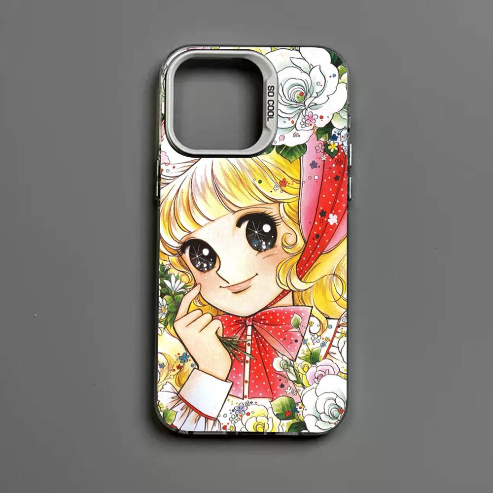Manga Candy For IPhone 17 16 15 14 13 12 11 Pro Max Plus Matte Color Back Phone Cover