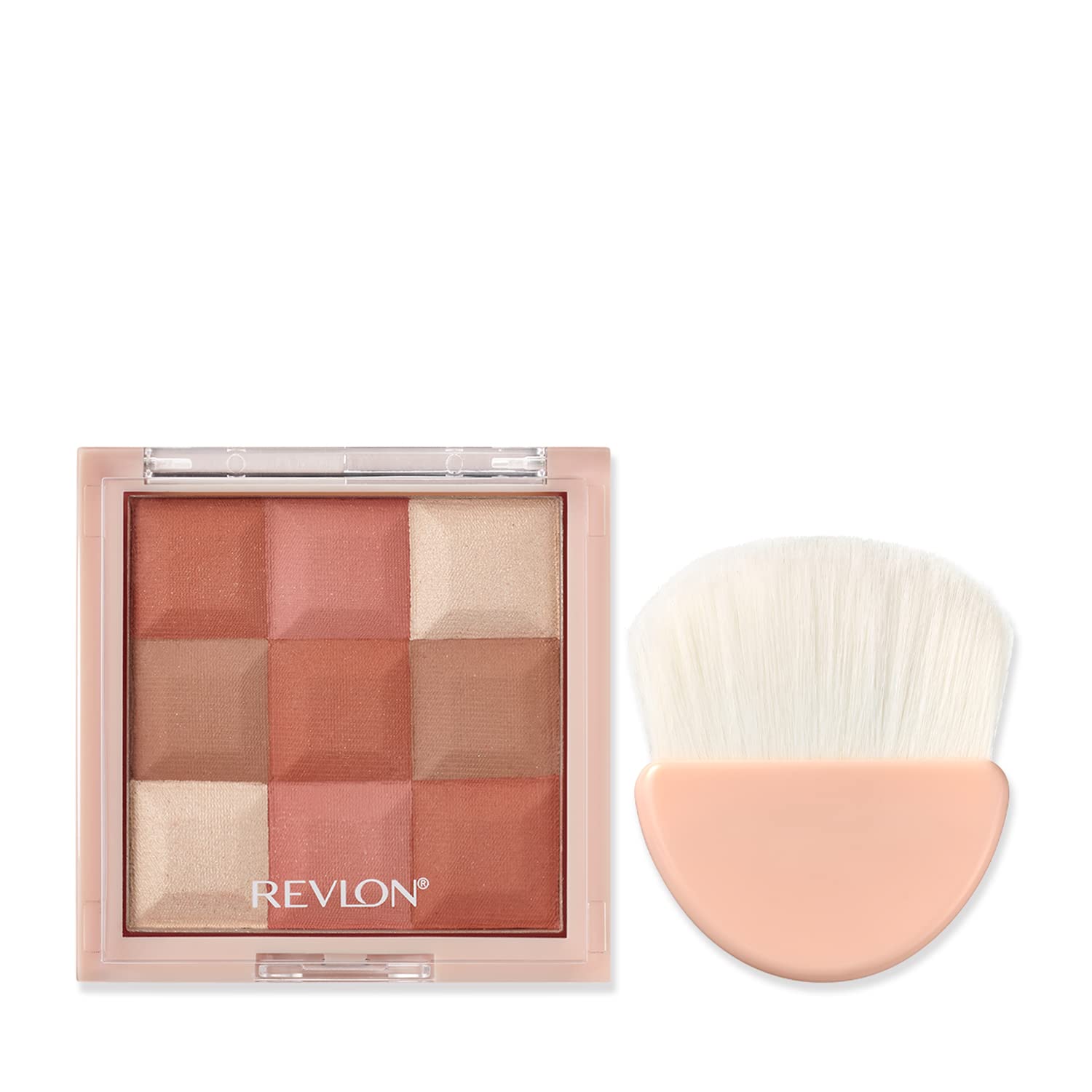 

Revlon Blush Illuminator Palette with 003 Caramel Special Japan Edition & (TM) Brush, Nude, Set, 8.5g,