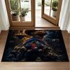 Lamine Yamal Design Crystal Velvet Rug Soft Decorative Mat for Bedroom Entrance