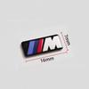 16/17/18/19mm Car Wheel Hub Caps Steering Wheel Emblem Badge Decals For BMW M Power X1 X3 X5 X6 3 5 7 Series E46 E90 F30 G20 FH7