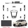 For Geely EX2 2025-Present LHD Car Carbon Interior Sticker Window Lifting Panel Decal Gear Door Protective Film Auto Accessory