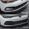 For Volkswagen Golf 8 MK8 TSI TDI 2020-2023 Front Bumper Grill Moulding Strips Sticker Body Kits ABS Gloss Black Bar Decorative