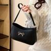 Women's Fashionable Shoulder Bag, Suitable for Banquets and Shopping, Bow-element Underarm Bag, Durable Material Handbag