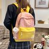 Cartable Élève Sac d'école pour Étudiant Sac à dos Grande Capacité pour Femme Mode Femmes Haute Valeur Nouveau Mode Décontractée Doux Sac à dos Style Mori
