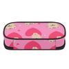 Pen Case Printed Strong Polyester Fabric Smooth Zipper with Pen Slots Mesh Pocket and Spacious Main Compartment for Boys Girls