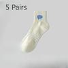 5 Pairs of Spring and Autumn Boys Pure Cotton Deodorant Sports 7a Antibacterial Youth Socks