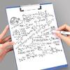 Letter Size Clipboard Writing Board with Strong Metal Clamp Scale Marking for Business Meetings Office School Classroom