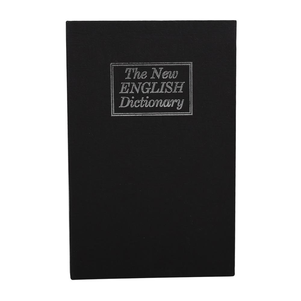 Combination Lock Security Lock Dictionary Small Size Metal Security Dictionary Box Discreet Book Safe Home Security чёрный