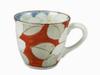 Arita Hasami Ware Kiln Gardenia Pair Mug Cups 18624 Sen'emon