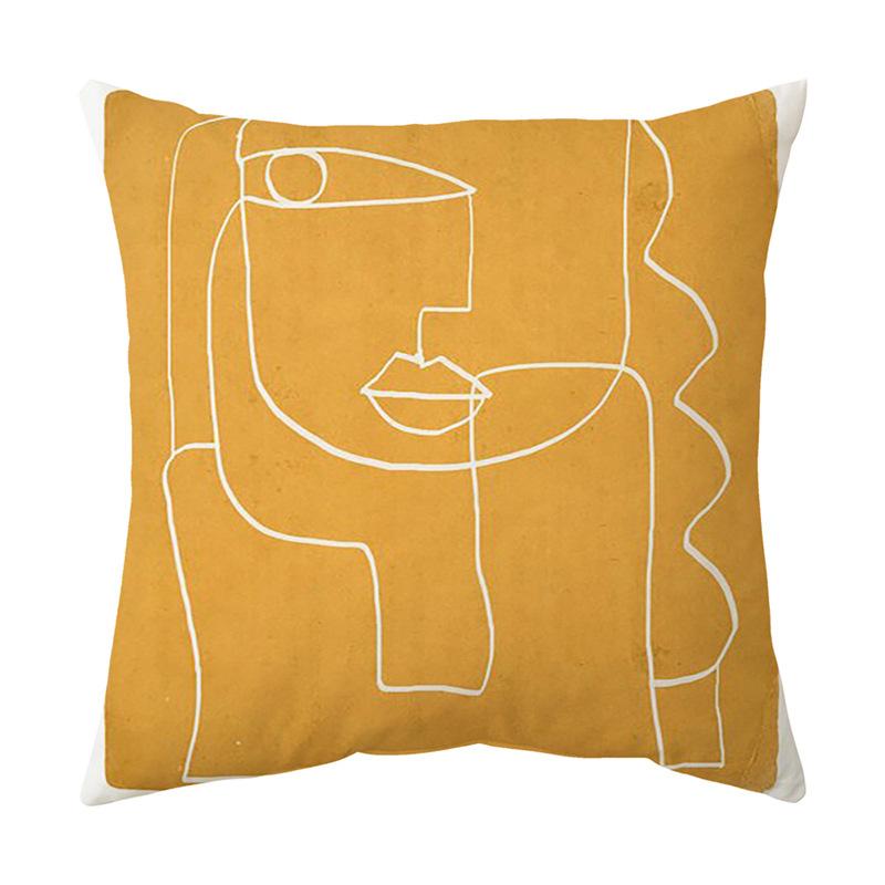 Pillow Abstract Sofa Pillow Cover Printed Cushion Cover Office Cushion Home