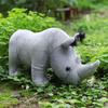 Realistisches Nashorn-Stofftier für Jungen Tierpark Kuscheltier Geburtstagsgeschenk für Kinder Weich und Kuschelig