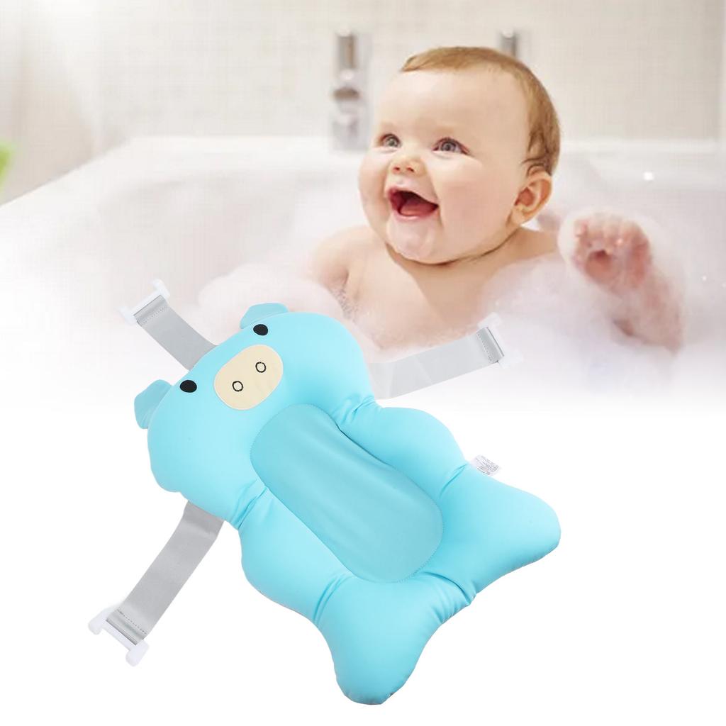 Cuscino Sedile Vaschetta da Bagno per Bambini Morbido Confortevole Cuscino da Bagno per Lavandino Bambini Cuscino Galleggiante di Supporto per Vasca da Bagno per Bambini Neonati