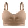 Reggiseno da donna con imbottiture pettorali rimovibili Senza cuciture Push-up Apertura frontale Reggiseno per allattamento No