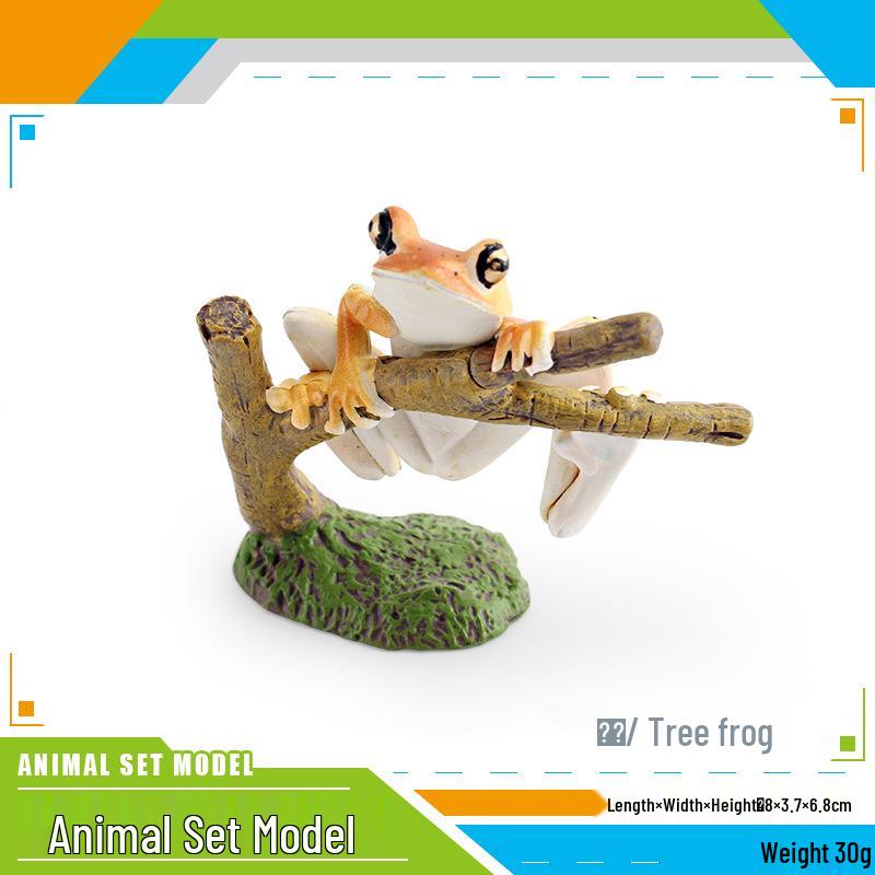 Cross-border Children's Frog and Toad Cognitive Figurine Toy