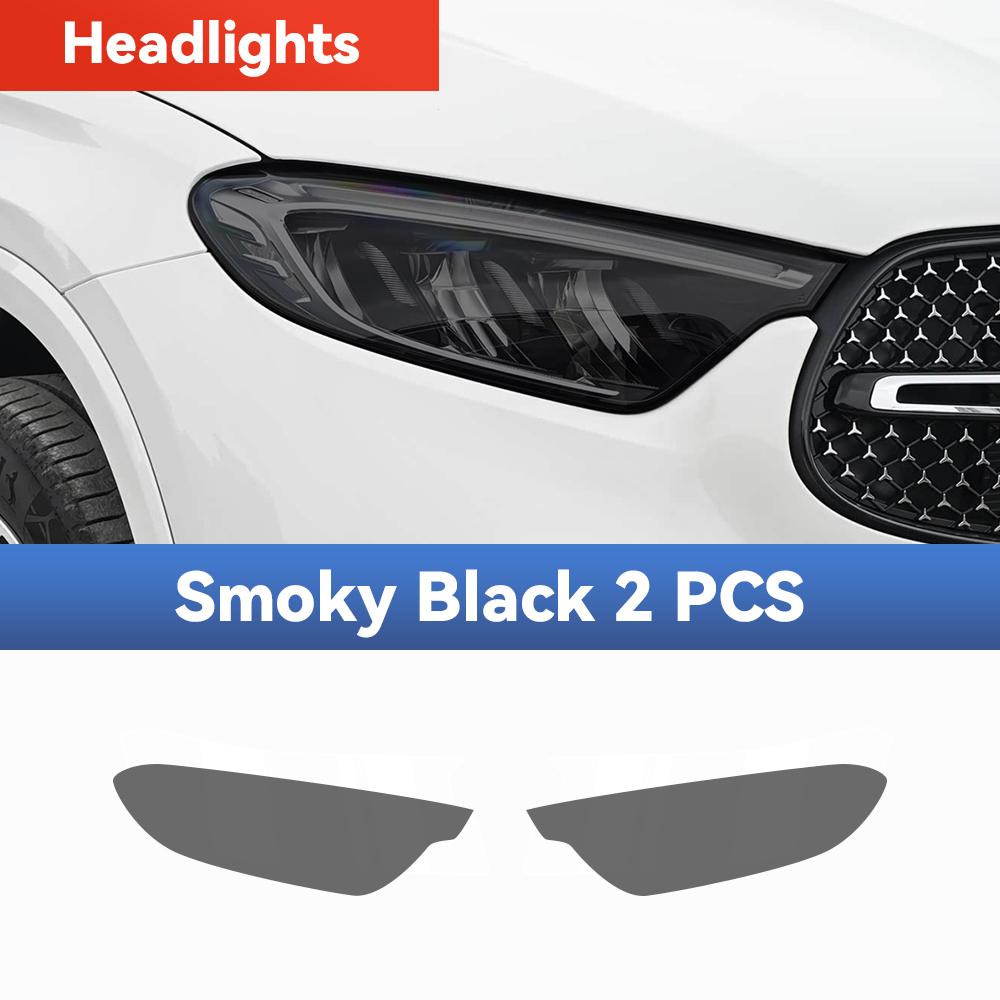 For Mercedes Benz GLC X254 2024 2025 2026 TPU Headlight Anti-Scratch Transparent Modification Color Changing Protective Film