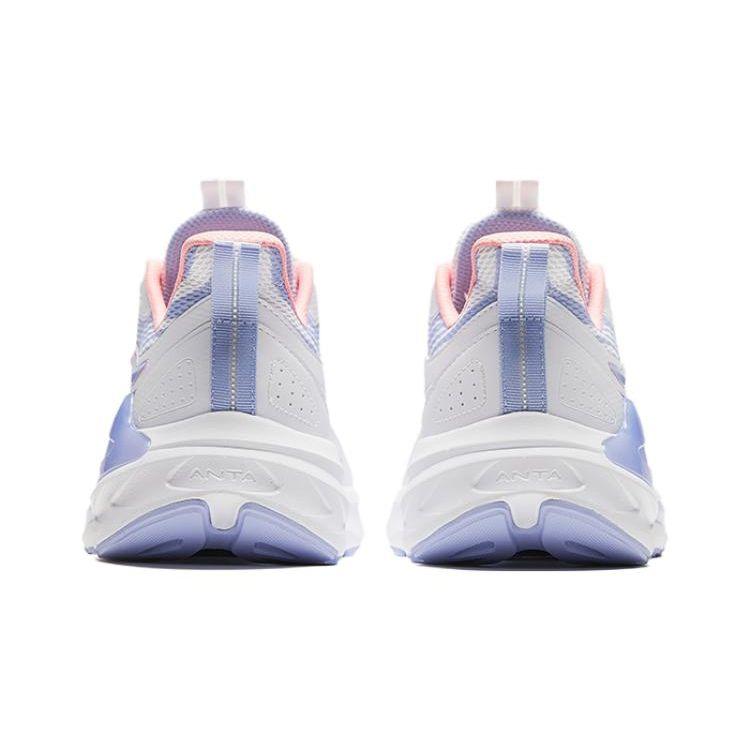 Anta Kids Round Toe Comfortable Anti-Kick Shock Absorption Low-Top Running Shoes Kids sneaker White 322415508-2