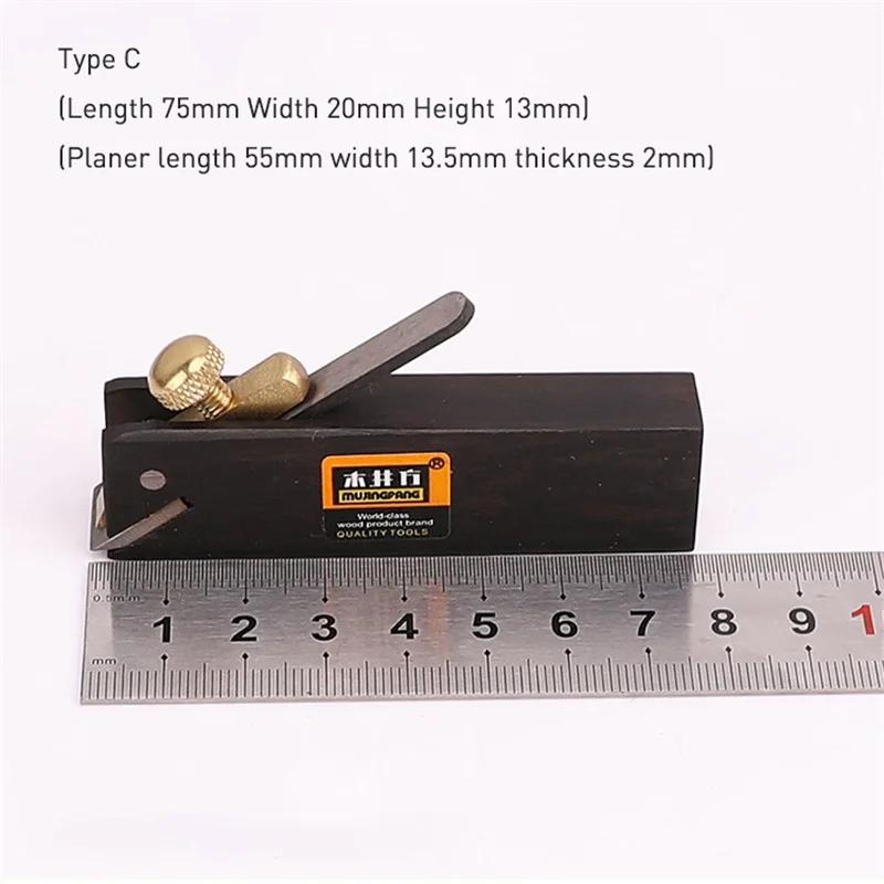 

Мини-деревообрабатывающий строгальный нож, инструмент для обрезки, европейский стиль, ручные рубанки для снятия фасок, плотник, черное дерево, строгальный станок для дерева из высокоуглеродистой стали C