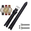 For Garmin Genuine Genuine Leather Strap for Women Lily Notch Watchband Series Intelligent Sports Soft Plain Watch Band 14mm