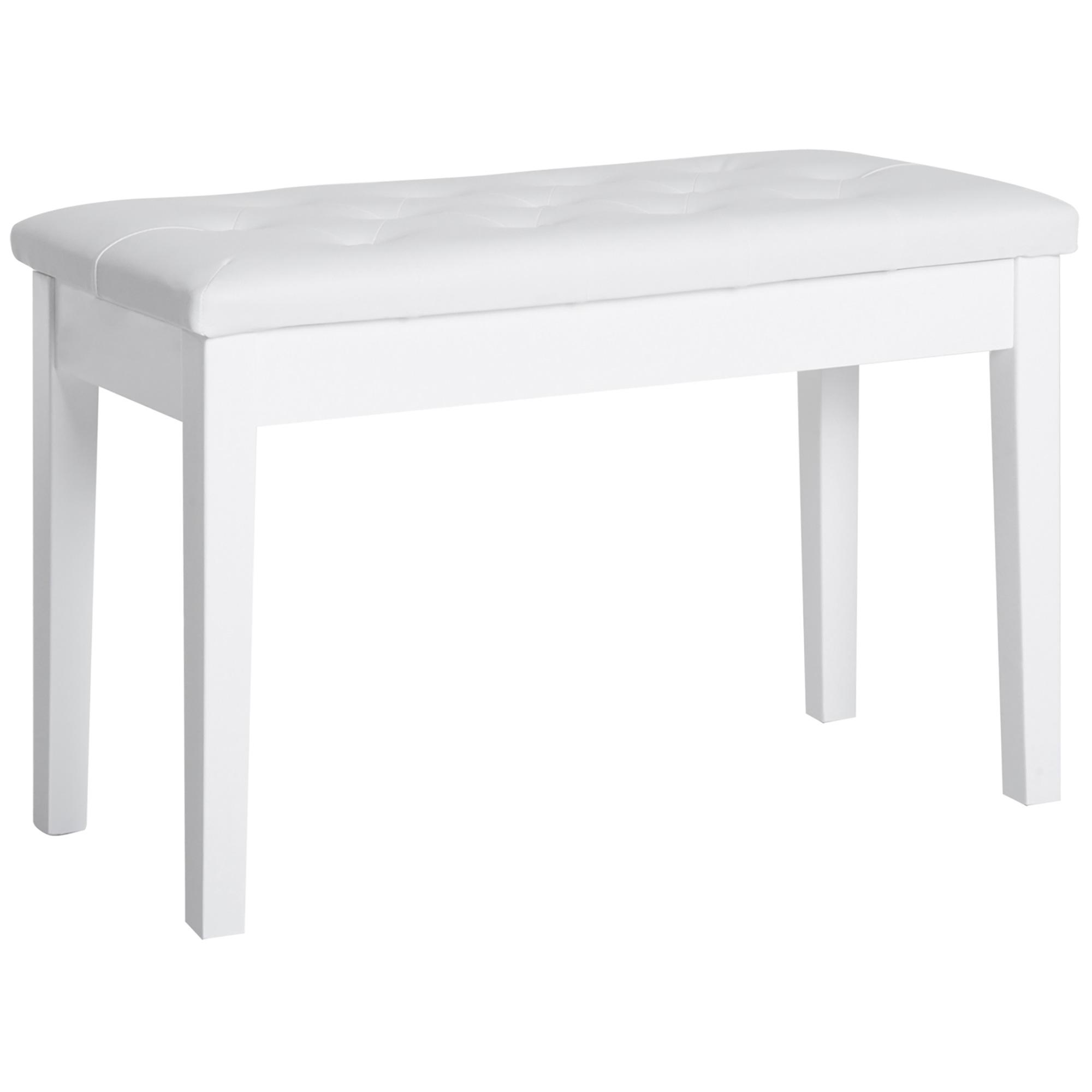 Tabouret de Piano Banc de Piano Avec Rangement Caché Chaise de Piano Avec Coussin en Similicuir Banc de Piano Bois Massif Banc pour Clavier de Piano Clavier de Piano 76 X 36 X