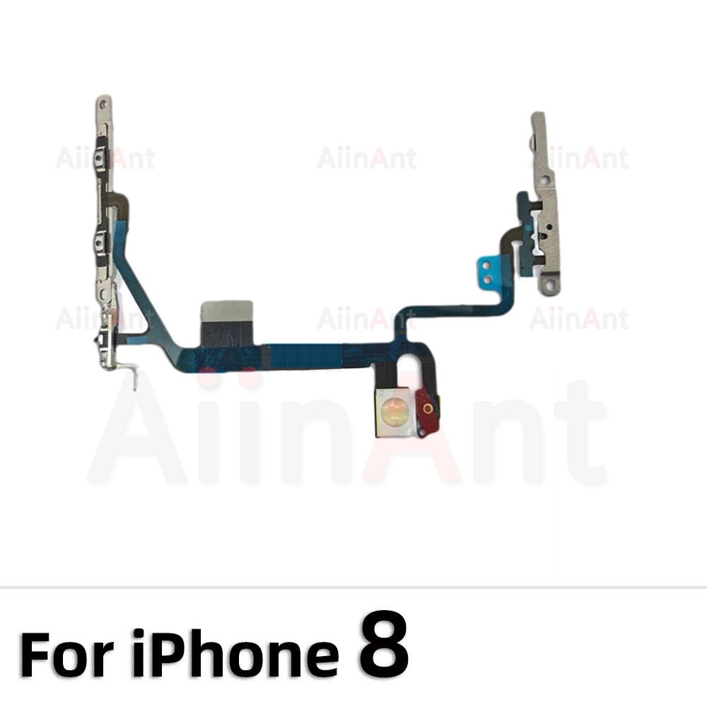 AiinAnt Power Volume Buttos Flash Light Power Flex Cable For iPhone 11 Pro X XR Xs Max SE 7 8 Plus SE 2 3 2020 2026 Phone Pars