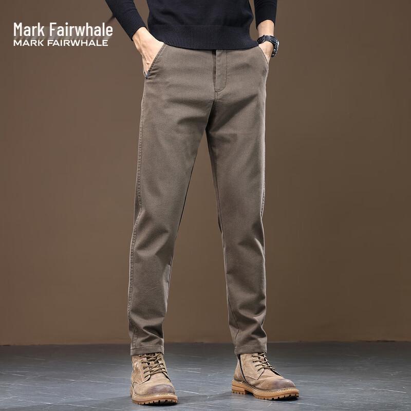Mark Fairwhale Men's Casual Straight-Leg Pants