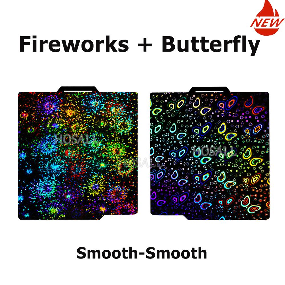 X1C P1P P1S A1 X1 Build Plate For Bambu Lab Plate Smooth PEI Sheet PEO PET for Bambulabs x1 p1p 3D Printer Heatbed Effect Plate