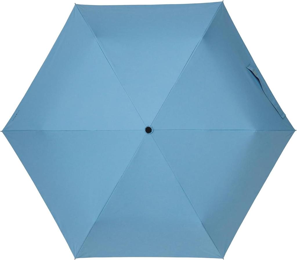 Mabu Sun Folding UV Dungaree AW Mini Sea Blue Stylish and popular umbrella for men and Complete sun and rain UV large Umbrella, Umbrella/Danshade