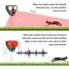 Ultraschall-Katzenabwehr, Outdoor Ultraschall-Katzenabwehr, Hundeabwehr, Solarladung, USB-Ladung Verhindert Hunde und Katzen, Vögel, für Gärten, Feld