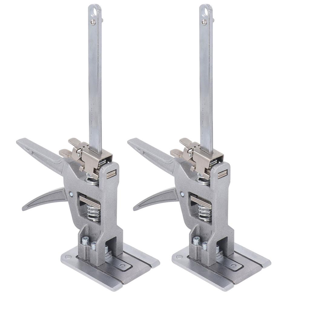 2 Pezzi Strumento Braccio Cric Sollevatore Pannello Porta a Risparmio di Lavoro Regolabile Carico Portante 200KG Mobili per Impieghi Gravosi