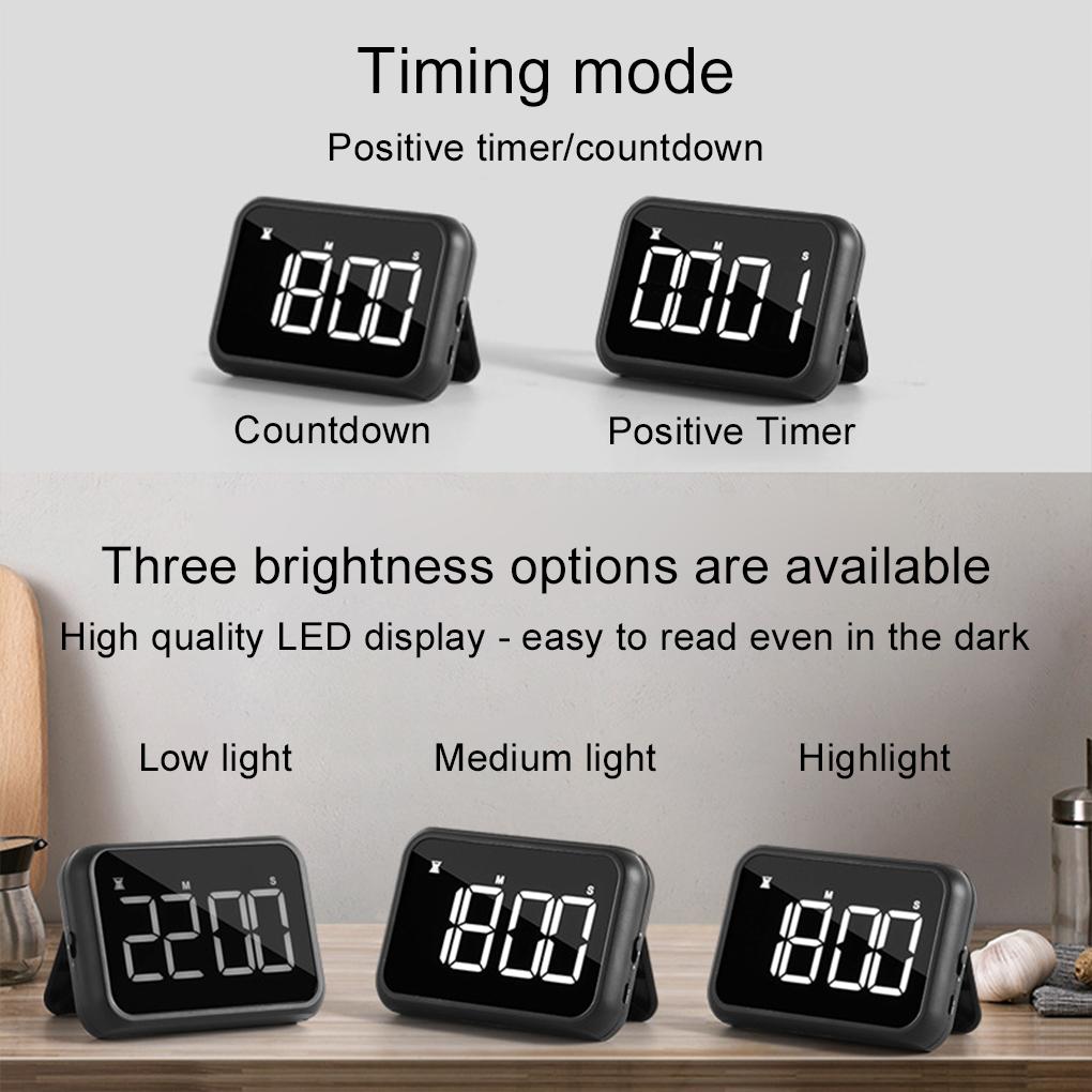 Digital Kitchen Timer Magnetic Stopwatch For Cooking Forcountdown Timer With Formagnet Timer Large