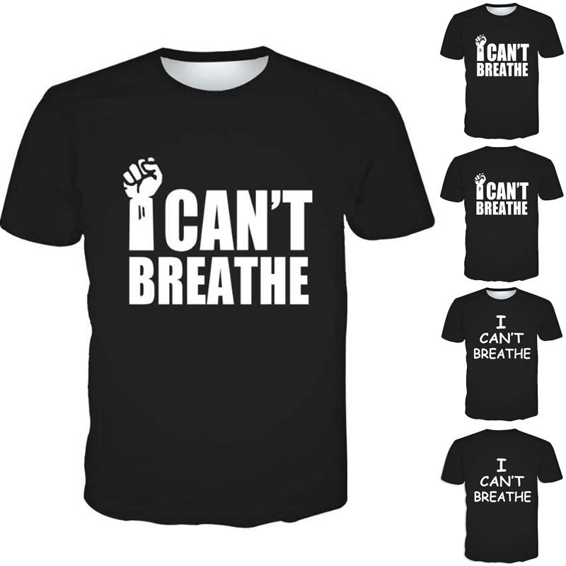 Stylish I Can't Breathe Printed T-shirt For Men And Women In Soft And Breathable Fabric