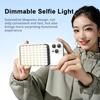LED Fill Light with Phone Clip Cold Shoe Super Bright 3 Light Modes Flicker Free Portable Rechargeable Magnetic Phone Selfie Light Accessory