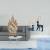 Sacred Family And Reindeer Resin Figurines Classic Christian Catholic Sculpture Deer Ornaments for