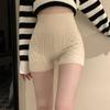 Autumn And Winter Comfortable Anti-glow Shorts Knitted Fall And Winter High Waist Simple Solid Color Bottoming Safety Pants