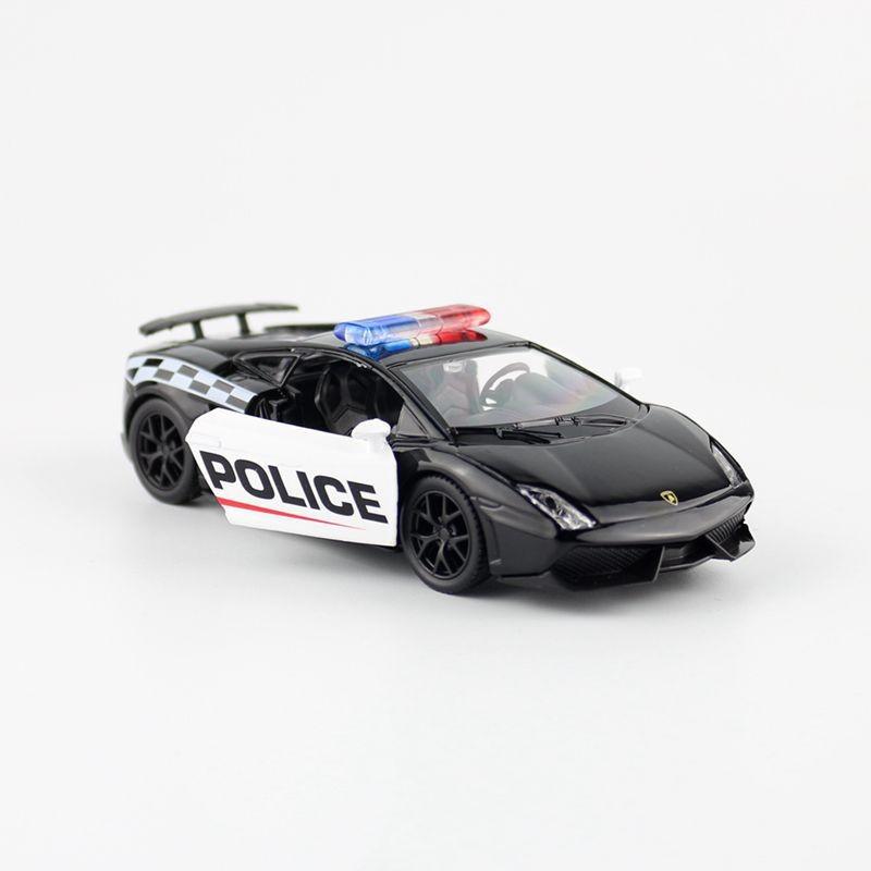 Car Gallardo Police Alloy Model Toy For Play And Enthusiasts Display