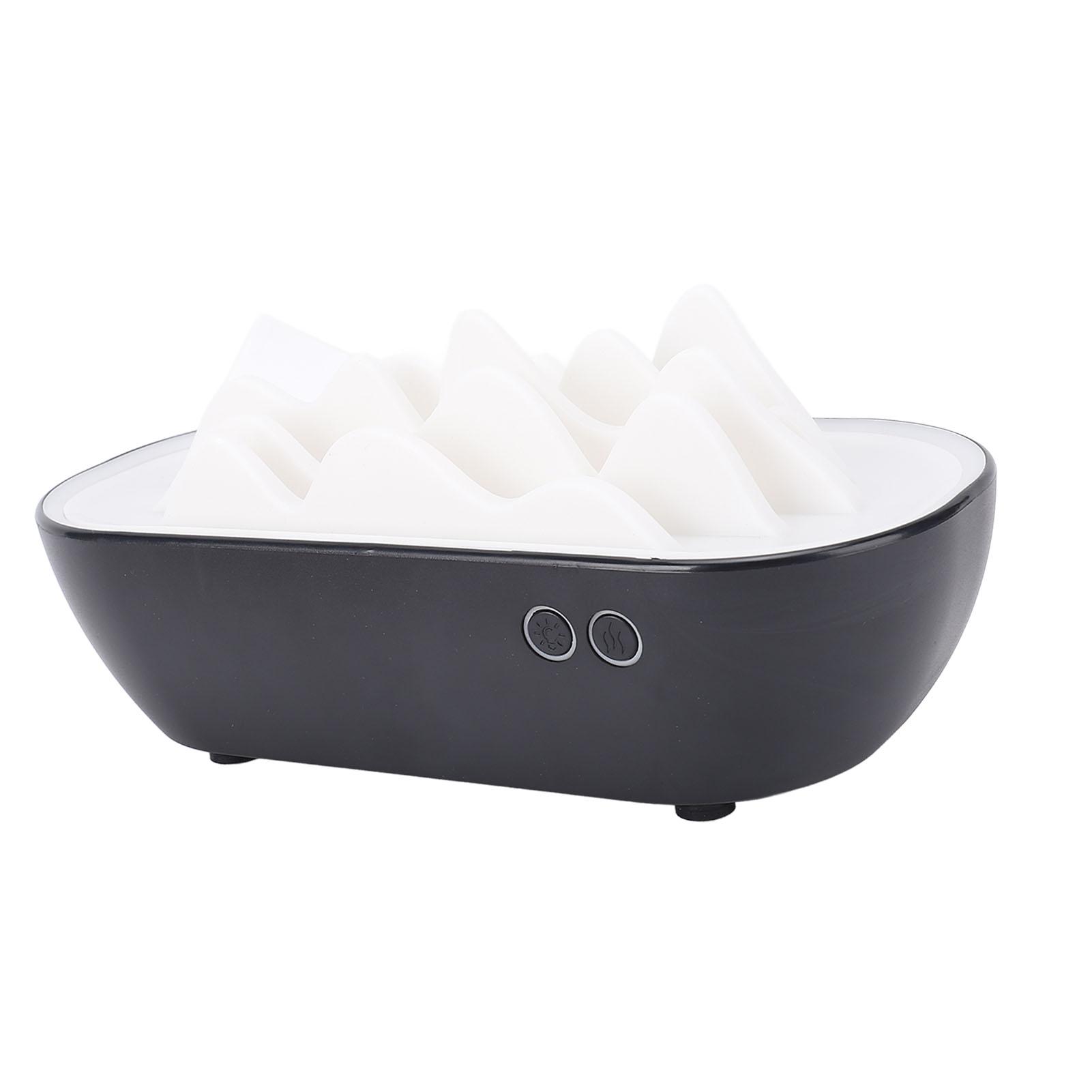 Аромадиффузор Дизайн Китайские горы Компактный аромадиффузор Увлажнитель с холодным паром для дома Черный/Белый