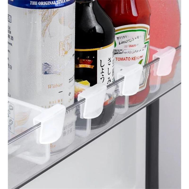 1/20PC Universal Retractable Refrigerator Storage Partition Board Plastic Divider Storage Splint Drink Bottle Can Shelf Organizer